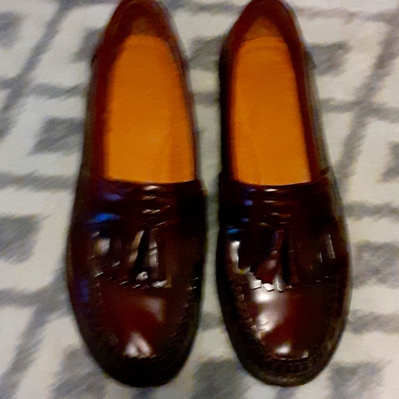 Mens Weejun Bass Brown Tasseled Loafers - Picture 1 of 5
